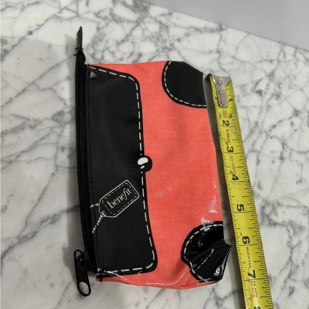 Benefit and Clinique Vintage makeup pouches